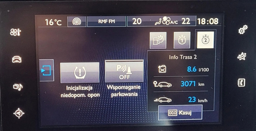 Peugeot 308 cena 36000 przebieg: 174000, rok produkcji 2017 z Wyszogród małe 781